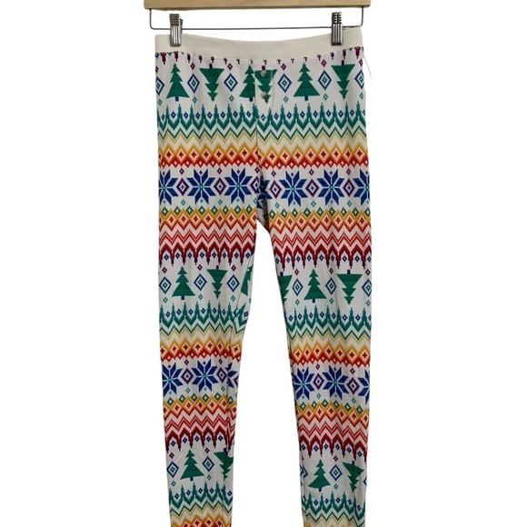 NWT Old Navy Colorful Pajama Bottoms Pants Winter Christmas Holidays Rainbow - Picture 3 of 11